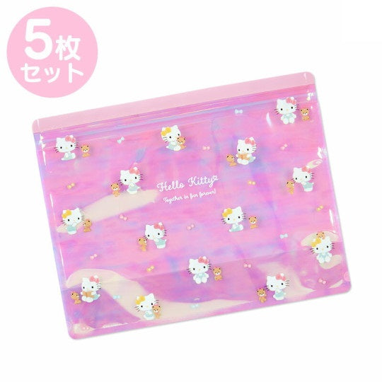Hello Kitty Zipper Bag 5 Piece Set