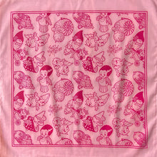 Load image into Gallery viewer, Spooky Kewpies Pink Hair Scarf Bandana
