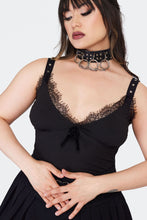 Load image into Gallery viewer, Ribbed Jersey Lace Trim Top