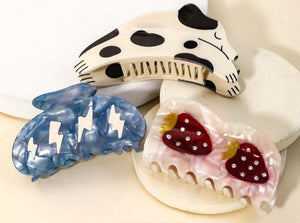 Funky Jaw Hair Clips- More Styles Available!