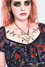 Load image into Gallery viewer, Night Meadow Skater Dress