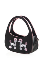 Load image into Gallery viewer, Black and Pink Poodle Purse