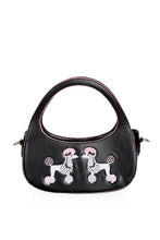 Load image into Gallery viewer, Black and Pink Poodle Purse
