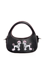 Load image into Gallery viewer, Black and Pink Poodle Purse