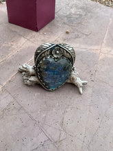 Load image into Gallery viewer, Heart Labradorite Statement Ring- One of a Kind