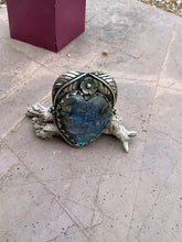 Load image into Gallery viewer, Heart Labradorite Statement Ring- One of a Kind