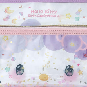 Hello Kitty The Future Is In Our Eyes 50th Anniversary Flat Pouch