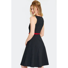 Load image into Gallery viewer, Western Rose Piped Dress