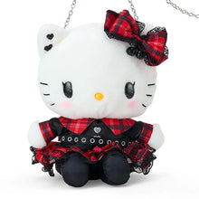 Load image into Gallery viewer, Hello Kitty Sweet Rock n' Check Gingham Plush Shoulder Purse