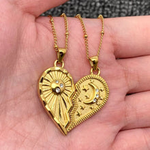 Load image into Gallery viewer, Celestial Heart Halves Necklaces
