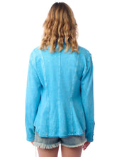 Load image into Gallery viewer, Vintage Teal Colonel Jacket