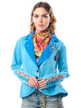 Load image into Gallery viewer, Vintage Teal Colonel Jacket