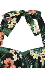 Load image into Gallery viewer, Green Harper Tropical Tiare Crop Top