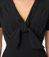 Load image into Gallery viewer, Black Holloway Wiggle Dress