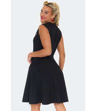 Load image into Gallery viewer, Heart & Dagger Embroidered Flare Dress