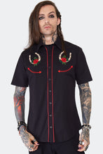 Load image into Gallery viewer, Lucky Western Button Down Top