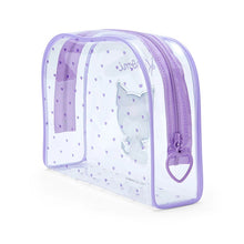 Load image into Gallery viewer, Kuromi Clear Hearts Zipper Pouch