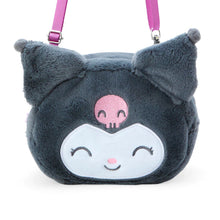 Load image into Gallery viewer, Kuromi Plush Face Mini Purse