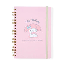 Load image into Gallery viewer, My Melody Lined Notebook (Elastic Closure)
