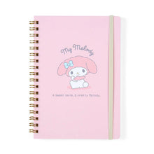 Load image into Gallery viewer, My Melody Lined Notebook (Elastic Closure)