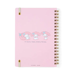 My Melody Lined Notebook (Elastic Closure)