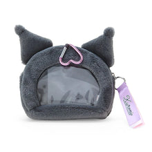 Load image into Gallery viewer, Kuromi Plush Mini Face Pouch