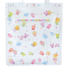 Load image into Gallery viewer, Hello Kitty and Friends Convertible Gummy Candy Clear Tote Bag