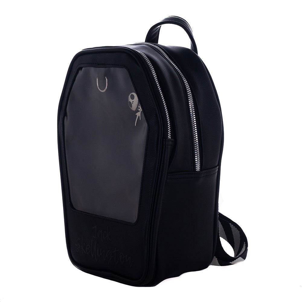 coffin shaped mini backpack Nightmare Before Christmas Pin Display Coffin Mini Backpack