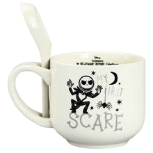 Load image into Gallery viewer, Nightmare Before Christmas Jack Ceramic Soup Mug with Spoon
