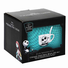 Load image into Gallery viewer, Nightmare Before Christmas Jack Ceramic Soup Mug with Spoon