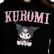 Load image into Gallery viewer, Kuromi 3D Plush Ears Cosplay Pullover Hoodie