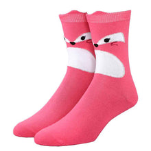 Load image into Gallery viewer, Fifi the Fox Cuff Ears Squishmallow Crew Socks