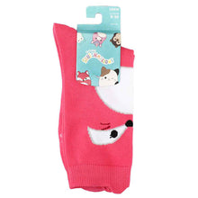 Load image into Gallery viewer, Fifi the Fox Cuff Ears Squishmallow Crew Socks
