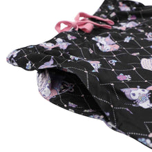 Load image into Gallery viewer, Kuromi and My Melody Pastel Lavender Floral Sleepwear Set
