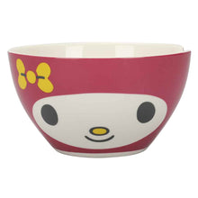 Load image into Gallery viewer, My Melody Ceramic Bowl with Chopsticks