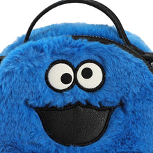Load image into Gallery viewer, Cookie Monsters Sesame Street Fuzzy Wristlet Purse