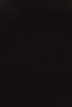 Load image into Gallery viewer, Shirley Black Button Keyhole Cropped Jumper- LAST ONE!