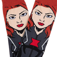 Load image into Gallery viewer, Black Widow Character Socks