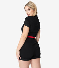 Load image into Gallery viewer, Black Patsy Romper