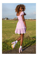 Load image into Gallery viewer, Lolisa Lavender Babydoll Dress