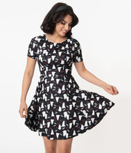 Load image into Gallery viewer, Ghosts and Bats Margot Fit and Flare Dress