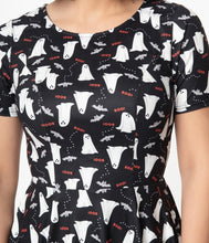 Load image into Gallery viewer, Ghosts and Bats Margot Fit and Flare Dress