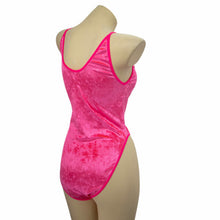 Load image into Gallery viewer, Pink Velvet Bodysuit
