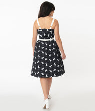 Load image into Gallery viewer, Casper Spiderwebs and Ghosts Rachel Swing Dress