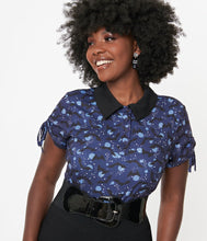 Load image into Gallery viewer, Blue and Black Bats Hope Top