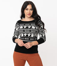 Load image into Gallery viewer, Haunted Ghosts Fair Isle Annaleigh Sweater