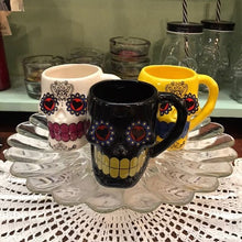 Load image into Gallery viewer, 3D Sugar Skull Mugs
