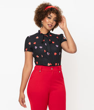 Load image into Gallery viewer, Spooky Conversation Hearts Elsie Blouse