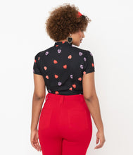 Load image into Gallery viewer, Spooky Conversation Hearts Elsie Blouse