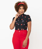 Load image into Gallery viewer, Spooky Conversation Hearts Elsie Blouse